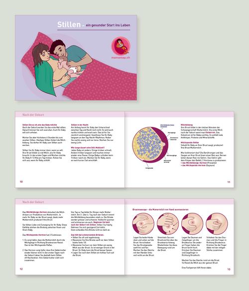 Stillbroschüre / Illustrationen & Gestaltung / Layout in 10 Sprachen / 2022