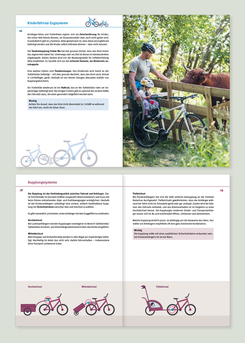 Ratgeber – Kinder- und Warentransport per Velo / VCS / 2018